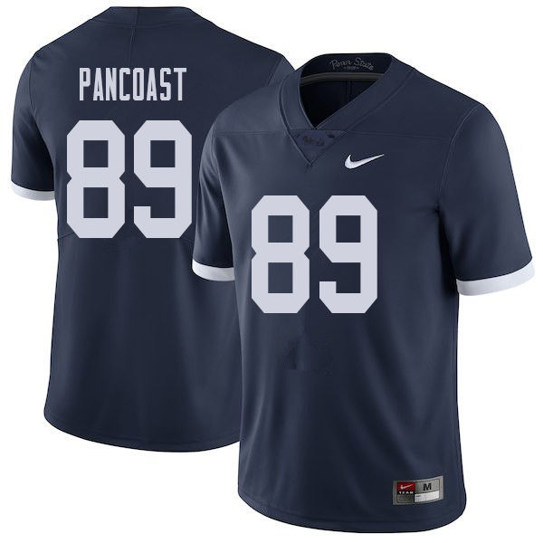 NCAA Nike Men's Penn State Nittany Lions Tom Pancoast #89 College Football Authentic Throwback Navy Stitched Jersey ASG6098AX